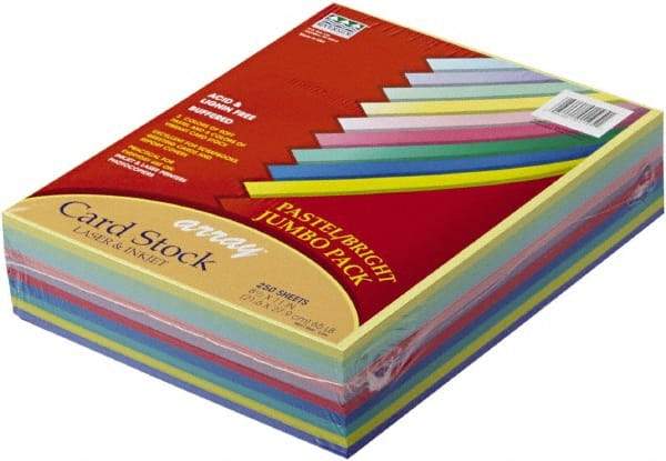 Pacon - 8-1/2" x 11" Assorted Colors Colored Copy Paper - Use with Copiers,Inkjet Printers,Laser Printers,Typewriters - Benchmark Tooling