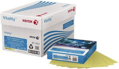 Xerox - 8-1/2" x 11" Yellow Colored Copy Paper - Use with Copiers, Printer, Fax Machines - Benchmark Tooling