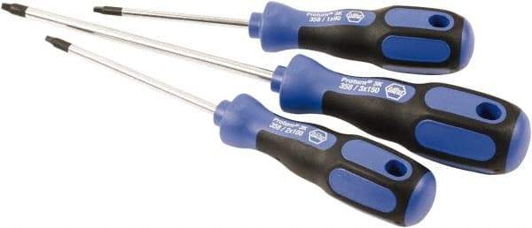 Wiha - 3 Piece Square Screwdriver Set - Bit Sizes: Philips #1 to #3, Comes in Tool Pouch - Benchmark Tooling