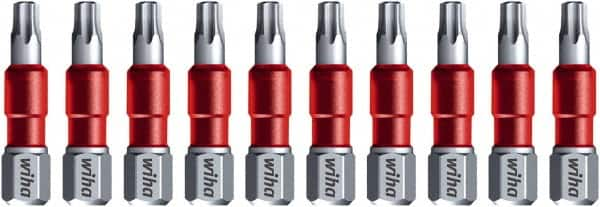 Wiha - T27 Torx Bit - 1/4" Hex Drive, 1-9/64" OAL - Benchmark Tooling