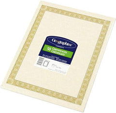 Geographic - 50 Sheet, 8-1/2 x 11", Certificate - Natural - Benchmark Tooling