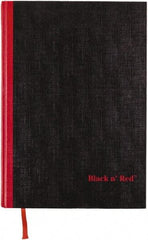 Black n Red - 96 Sheet, 8-1/4 x 11-3/4", Case Bound Notebook - Black - Benchmark Tooling