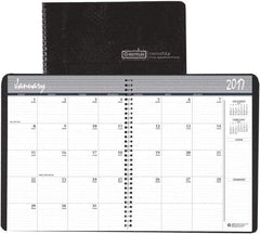 House of Doolittle - 12 Sheet, 8-1/2 x 11", Monthly Planner - Black - Benchmark Tooling