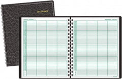 AT-A-GLANCE - 365 Sheet, 8 x 10-7/8", Group Daily Appointment Book - Black - Benchmark Tooling