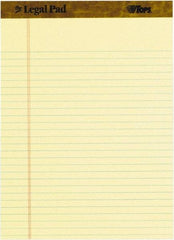 TOPS - 50 Sheet, 8-1/2 x 11-3/4", Legal Pad - Canary - Benchmark Tooling