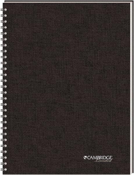 Cambridge - 80 Sheet, 5 x 8", Legal (Style) Meeting Notebook - Black - Benchmark Tooling