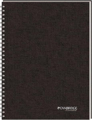Cambridge - 80 Sheet, 5 x 8", Legal (Style) Meeting Notebook - Black - Benchmark Tooling