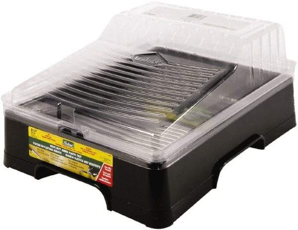 Richard - 9-1/2" Roller Compatible Paint Tray - 1 Gal Capacity, 9-1/2" Wide, Plastic - Benchmark Tooling