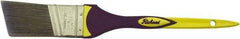 Richard - 1-1/2" Angled Polyester Angular Brush - 2-1/4" Bristle Length, 7-3/8" Rubber Sash Handle - Benchmark Tooling