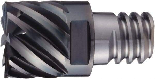 OSG - PXSM Grade XP3225 Carbide End Milling Tip Insert - Cr Finish, 10 Flutes, 25mm Cutting Diam, 17.5mm Depth of Cut, 42° Helix - Benchmark Tooling