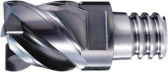 OSG - PXVC Grade XP3225 Carbide End Milling Tip Insert - Cr Finish, 4 Flutes, 14mm Cutting Diam, 14mm Depth of Cut, 45/48° Helix - Benchmark Tooling