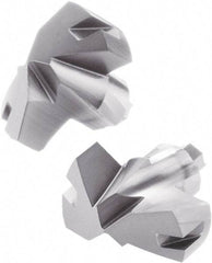 OSG - Series 78PXD, 21.5mm Diam Grade CF225 140° Replaceable Drill Tip - Carbide, Uncoated, 9 Seat Size - Benchmark Tooling