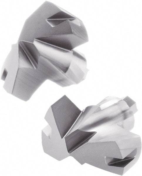 OSG - Series 78PXD, 20.5mm Diam Grade CF225 140° Replaceable Drill Tip - Carbide, Uncoated, 8 Seat Size - Benchmark Tooling