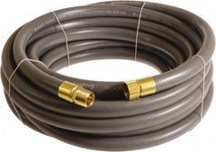 Continental ContiTech - 3/4" ID x 1.11" OD 75' Long Multipurpose Air Hose - MNPT x FNPT Ends, 250 Working psi, -10 to 158°F, 3/4" Fitting, Gray - Benchmark Tooling