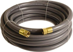 Continental ContiTech - 3/4" ID x 1.11" OD 75' Long Multipurpose Air Hose - FNPT x FNPT Ends, 250 Working psi, -10 to 158°F, 3/4" Fitting, Gray - Benchmark Tooling