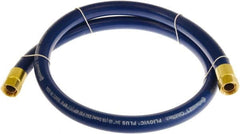 Continental ContiTech - 3/4" ID x 1.11" OD 5' Long Multipurpose Air Hose - FNPT x FNPT Ends, 250 Working psi, -10 to 158°F, 3/4" Fitting, Blue - Benchmark Tooling