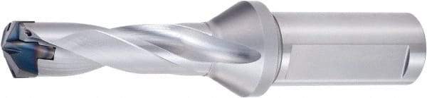 OSG - 0.551 to 0.57" Diam, 3xD, 1.693" Max Depth, 5/8" Shank Diam, 2-1/2" Flute, Replaceable Tip Drill - PXDH\x85. Insert, 1 Seat Size, PXDZ Toolholder, Series 52400 - Benchmark Tooling
