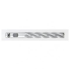2 Dia. x 11-3/4 Overall Length 6-Flute Square End HSS-CO SE End Mill-Round Shank-Center Cutting-Uncoated - Benchmark Tooling