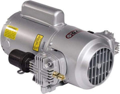 Gast - 1/3 hp, 2.4 CFM, 100 Max psi Piston Compressor Pump - 12 VDC, 15.2" Long x 10.15" Wide x 5.8" High - Benchmark Tooling