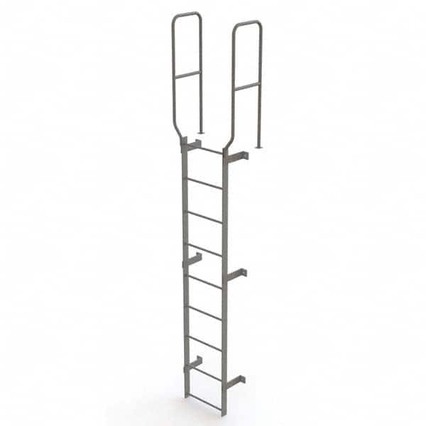 TRI-ARC - Rolling & Wall Mounted Ladders & Platforms Type: Fixed Ladder Style: Safety Cage - Benchmark Tooling