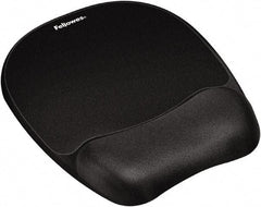 FELLOWES - Black Mouse Pad/Wrist Rest - Use with Computer, Laptop - Benchmark Tooling
