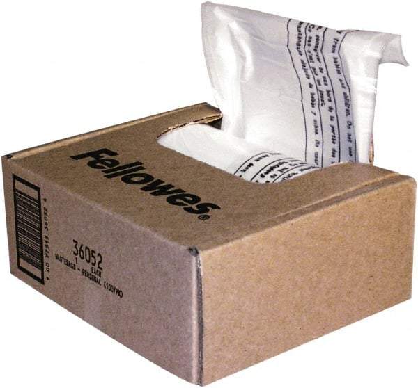 FELLOWES - Clear Shredder Waste Bag - Use with Fellowes Powershred 70S, 73Ci, 74C, 75Cs, 79Ci, 83Ci, 84Ci, 85Ci, 89Ci, DM1200Ct, DM1600Ct, 450M, 450Ms, 455Ms, 460Ms, 465Ms, 46Ms, MS-460Cs, MS-450Cs - Benchmark Tooling