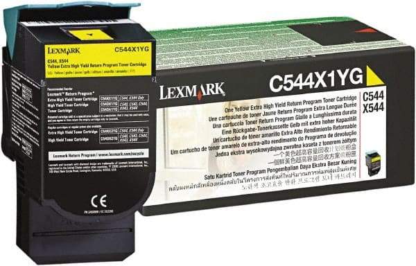 Lexmark - Yellow Toner Cartridge - Use with Lexmark C544dn, C544dtn, C544dw, C544n, X544dn, X544dtn, X544dw, X544n - Benchmark Tooling