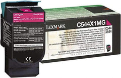 Lexmark - Magenta Toner Cartridge - Use with Lexmark C544dn, C544dtn, C544dw, C544n, X544dn, X544dtn, X544dw, X544n - Benchmark Tooling