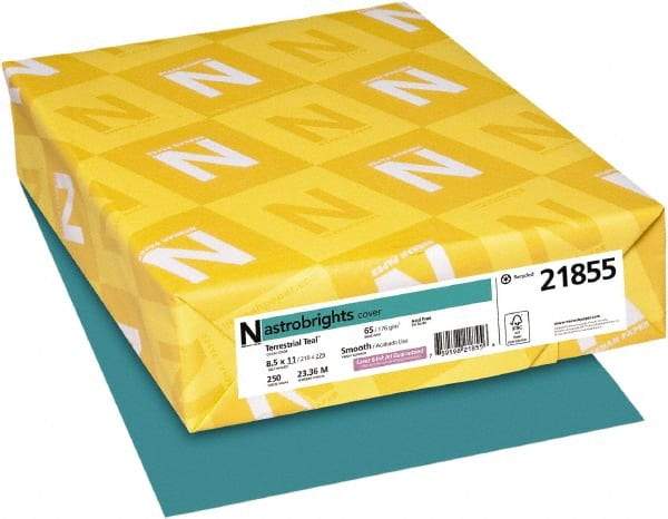 Neenah Paper - 8-1/2" x 11" Terrestrial Teal Colored Copy Paper - Use with Inkjet Printers, Laser Printers, Copiers - Benchmark Tooling