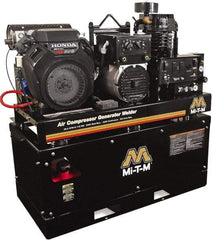 MI-T-M - Stationary Gas Air Compressors Horsepower: 22 Cubic Feet per Minute: 15.70 - Benchmark Tooling