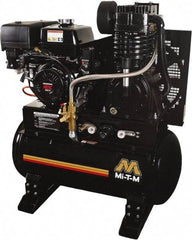 MI-T-M - Stationary Gas Air Compressors Horsepower: 13 Cubic Feet per Minute: 29.00 - Benchmark Tooling