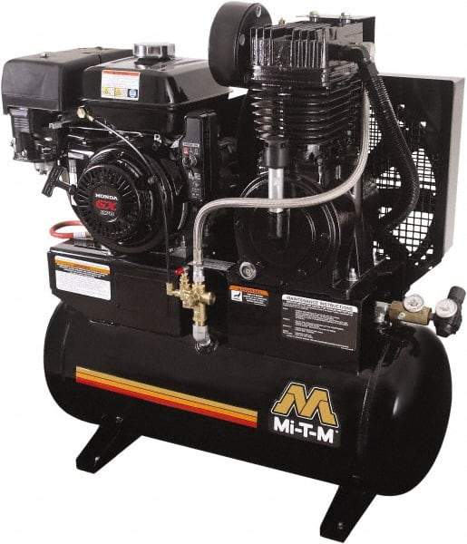 MI-T-M - Stationary Gas Air Compressors Horsepower: 9.0 Cubic Feet per Minute: 17.20 - Benchmark Tooling