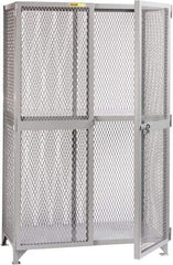 Little Giant - 1 Shelf Visible Storage Cabinet - Steel, 61" Wide x 33" Deep x 78" High, Gray - Benchmark Tooling