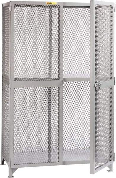 Little Giant - 1 Shelf Visible Storage Cabinet - Steel, 49" Wide x 27" Deep x 78" High, Gray - Benchmark Tooling