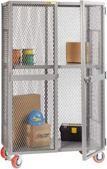 Little Giant - 1 Shelf Visible Storage Cabinet - Steel, 61" Wide x 33" Deep x 81" High, Gray - Benchmark Tooling