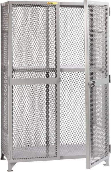 Little Giant - 1 Shelf Visible Storage Cabinet - Steel, 49" Wide x 27" Deep x 78" High, Gray - Benchmark Tooling