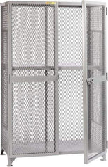 Little Giant - 1 Shelf Visible Storage Cabinet - Steel, 49" Wide x 27" Deep x 78" High, Gray - Benchmark Tooling