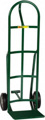 Little Giant - 800 Lb Capacity 49" OAH Hand Truck - 12 x 14" Base Plate, Loop Handle, Steel, Solid Rubber Wheels - Benchmark Tooling