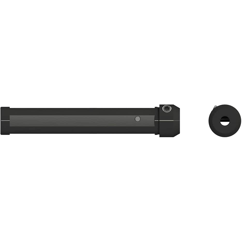 Micro 100 - Boring & Grooving Bar Holders; Inside Diameter (Inch): 3/8 ; Inside Diameter (Decimal Inch): 0.3750 ; Outside Diameter (Decimal Inch): 20.0000 ; Overall Length (Decimal Inch): 5.80000 ; Through Coolant: Yes ; Series: QTHM - Exact Industrial Supply