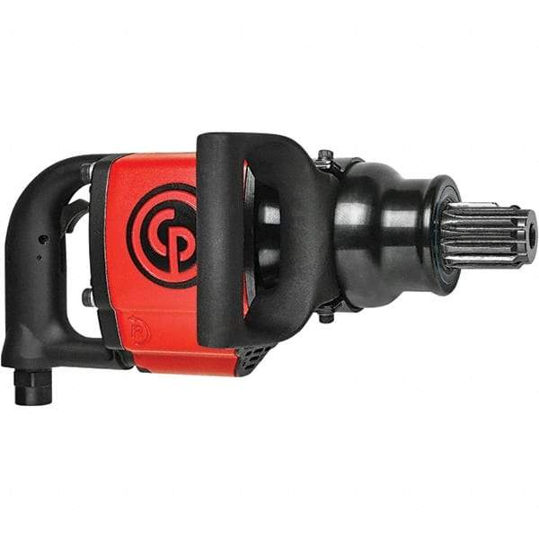 Chicago Pneumatic - #5 Spline Drive, 3,500 RPM, 2,800 Ft/Lb Torque Impact Wrench - D-Handle, 68 CFM, 90 psi, 1/2" NPT Inlet - Benchmark Tooling