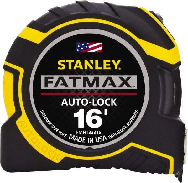 Stanley - 16' x 1-1/4" Tape Measure - 1/16" Graduation - Benchmark Tooling