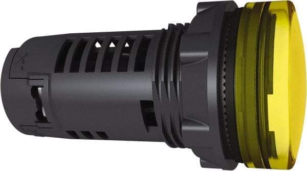 Schneider Electric - 230 V Yellow Lens LED Pilot Light - Benchmark Tooling