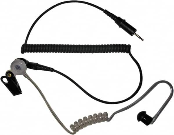 Kenwood - Ear Bud, Push to Talk Microphone Earphone Kit - Black & Clear, Use with Protalk Series Two Way Radios - Benchmark Tooling