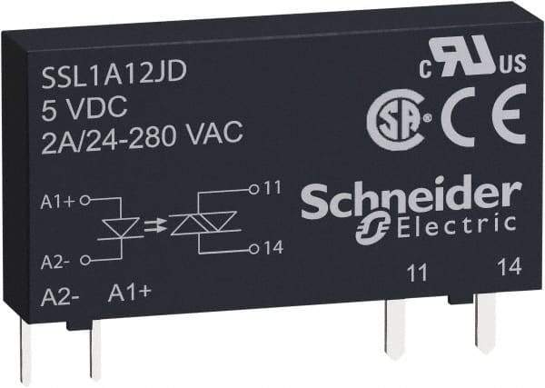 Schneider Electric - 1 Pole, 1NO, 3-12 VDC Control Relay - Benchmark Tooling