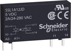 Schneider Electric - 1 Pole, 1NO, 190-250 VDC, 38-72 VDC, 90-140 VAC, 90-140 VDC Control Relay - Benchmark Tooling