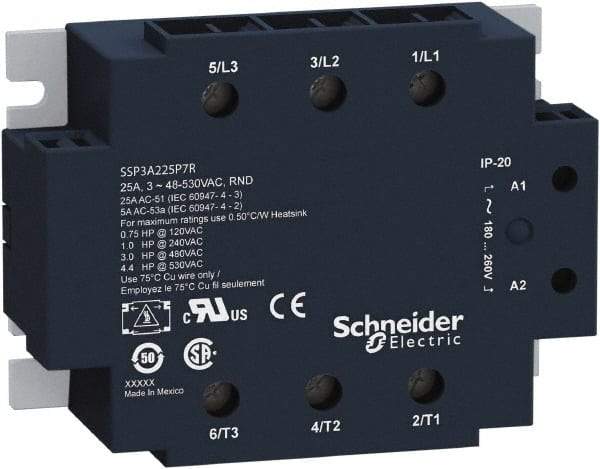 Schneider Electric - 3 Pole, 3NO, 90-140 VAC Control Relay - Benchmark Tooling