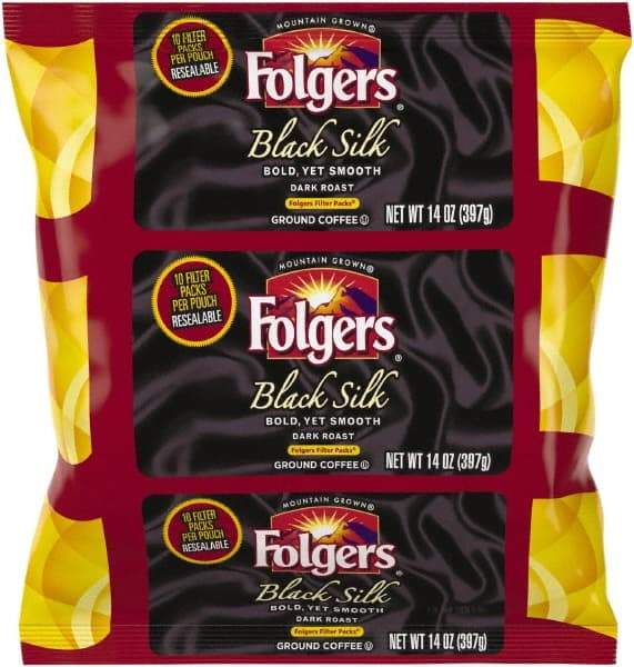 Folgers - Coffee Filter Packs, Black Silk, 1.4 oz Pack, 40 Packs/Carton - Benchmark Tooling