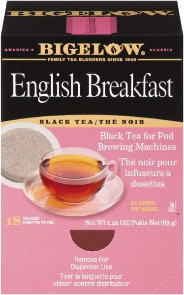 Bigelow - English Breakfast Tea Pods, 1.90 oz, 18/Box - Benchmark Tooling