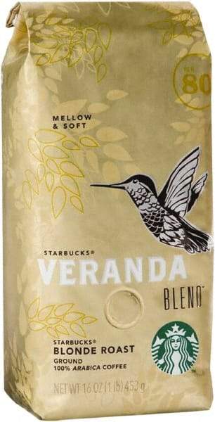 Starbucks - Coffee, Vernanda Blend, Ground, 1 Lb Bag - Benchmark Tooling