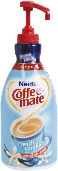 Coffee-Mate - Liquid Coffee Creamer, French Vanilla, 1500mL Pump Bottle - Benchmark Tooling